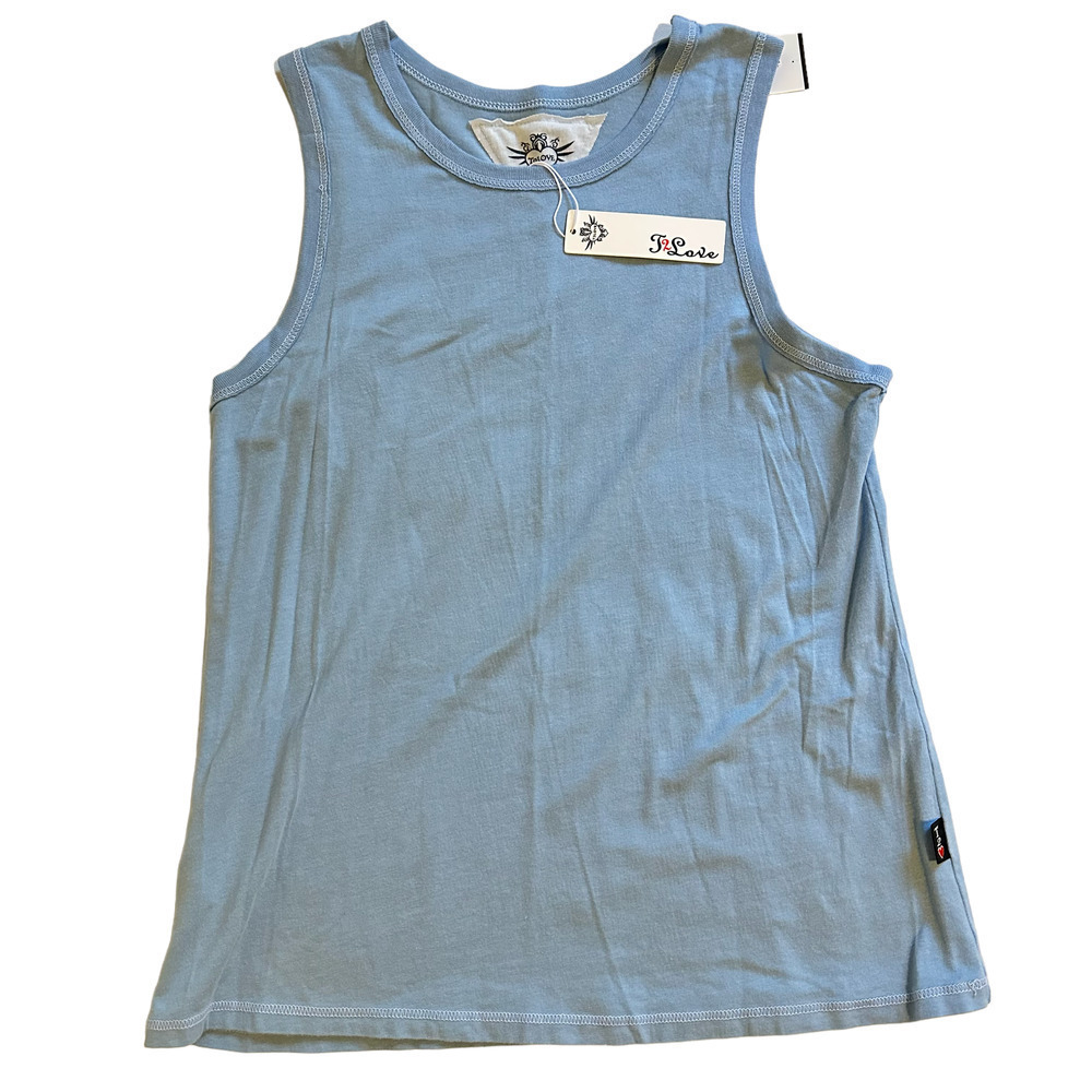 Nwt T2Love Girls Sky Blue Tank 12